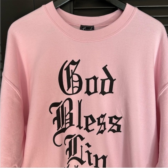 Jeffree Star Beauty Forever Pink Graphic Crewneck Sweatshirt, Size Large, NWOT - Picture 5 of 12